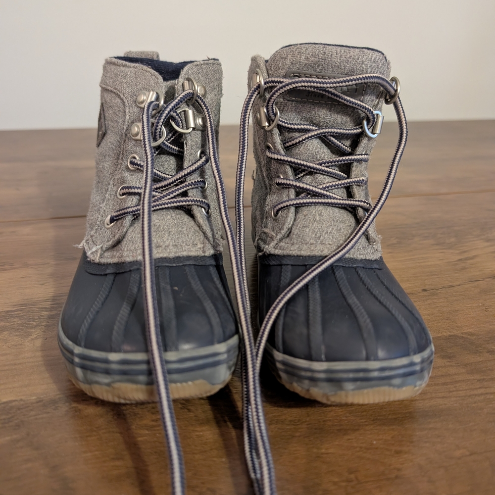 Sperry Rain Boots with Navy Rubber Toe - Little Kids 12M